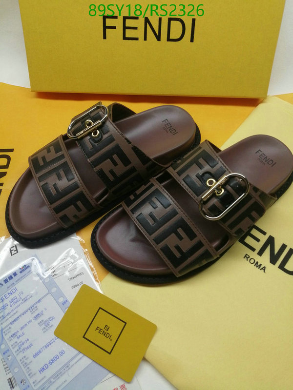 Men shoes-Fendi, Code: RS2326,$: 89USD