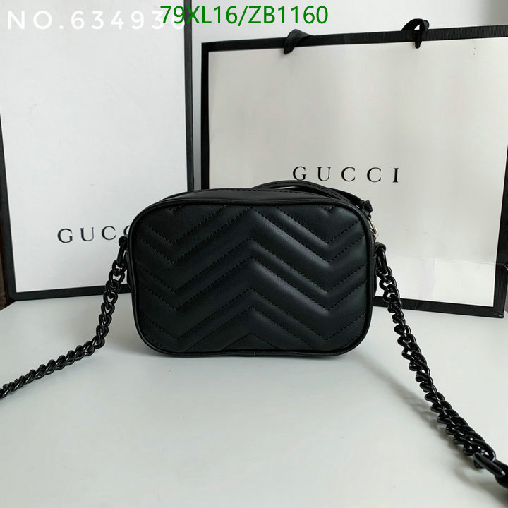 Gucci Bag-(4A)-Marmont,Code: ZB1160,$: 79USD