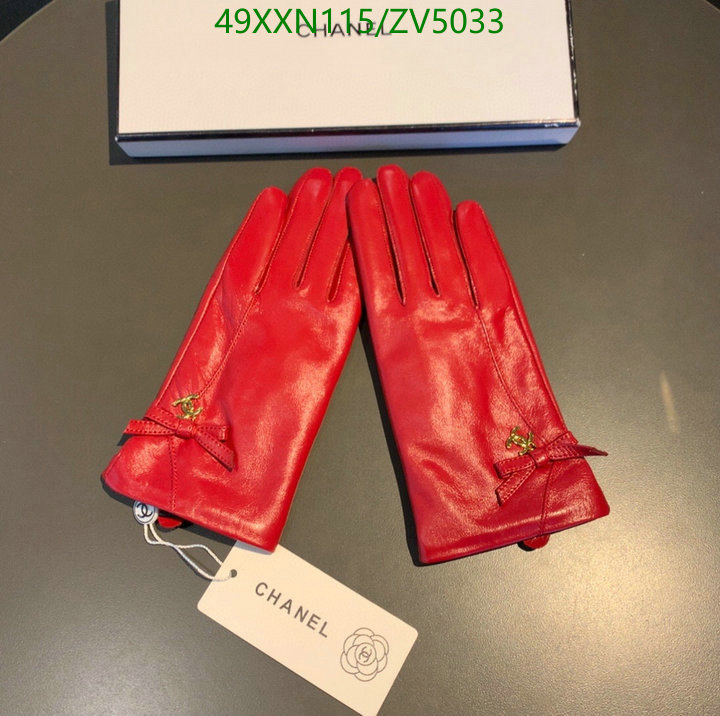 Gloves-Chanel, Code: ZV5033,$: 49USD