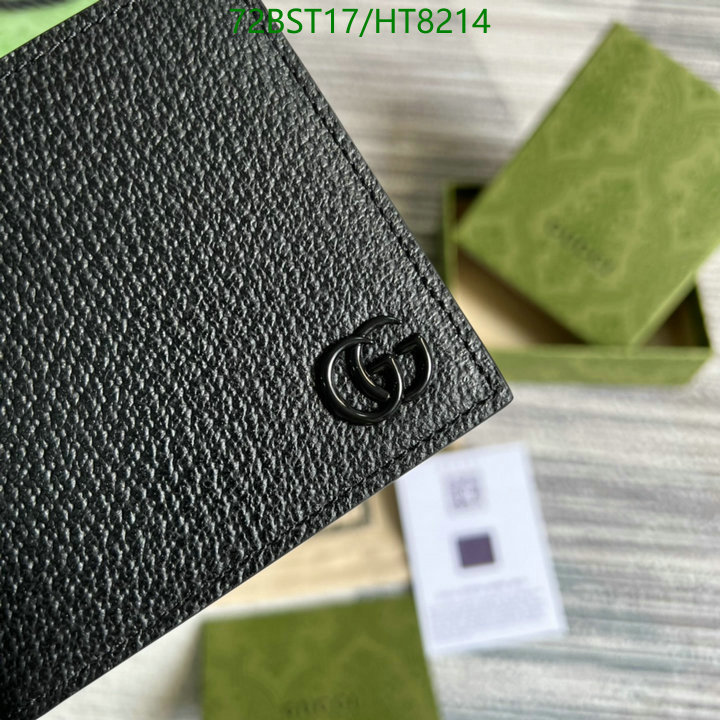 Gucci Bag-(Mirror)-Wallet-,Code: HT8214,$: 72USD