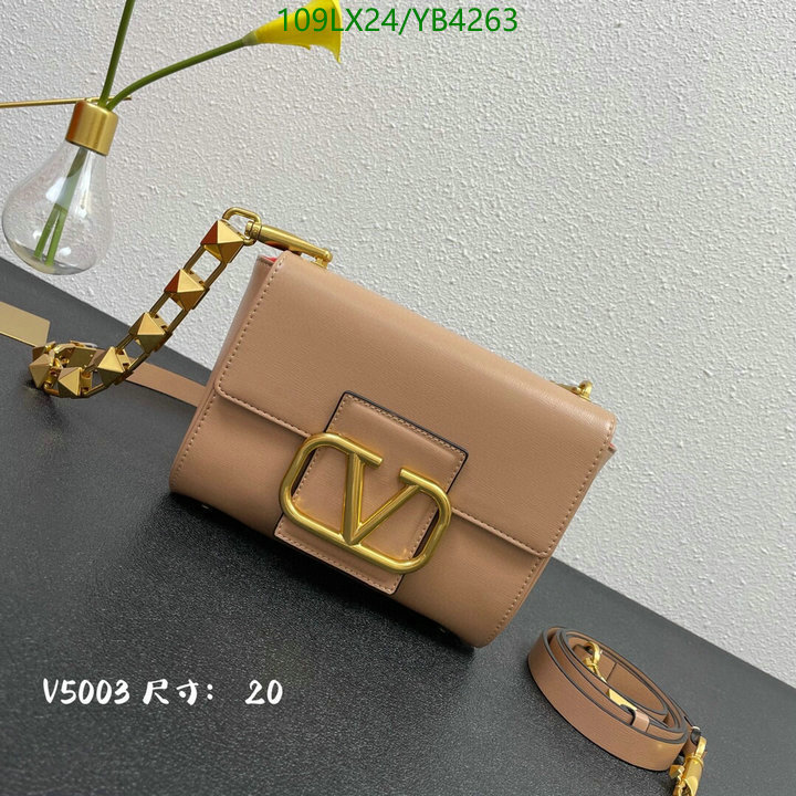 Valentino Bag-(4A)-LOC-V Logo ,Code: YB4263,$: 109USD