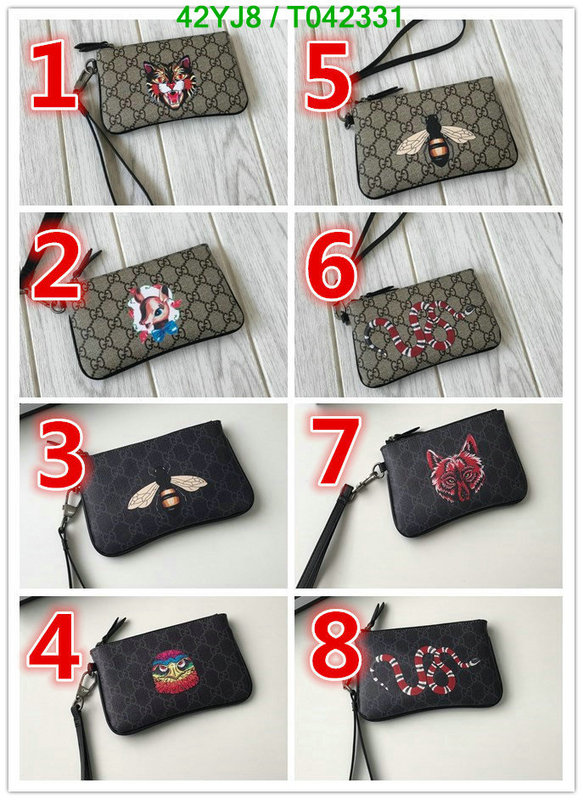 Gucci Bag-(4A)-Wallet-,Code: T042331,$: 42USD