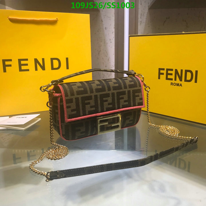 Fendi Bag-(Mirror)-Baguette,Code: SS1003,