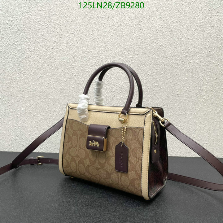 Coach Bag-(4A)-Handbag-,Code: ZB9280,$: 125USD