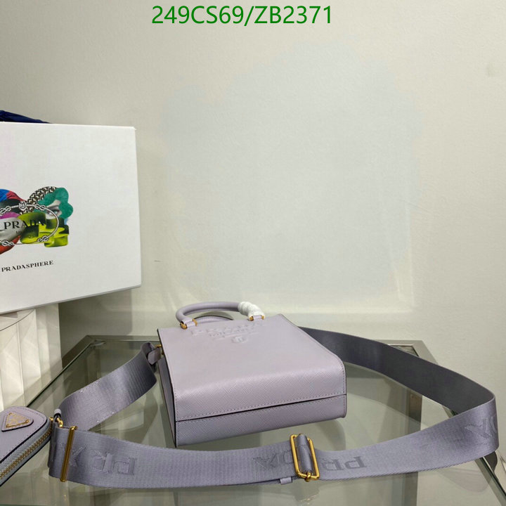 Prada Bag-(Mirror)-Diagonal-,Code: ZB2371,$: 249USD