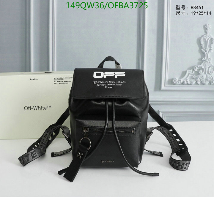 Off-White Bag-(Mirror)-Backpack-,Code: OFBA3725,$: 149USD