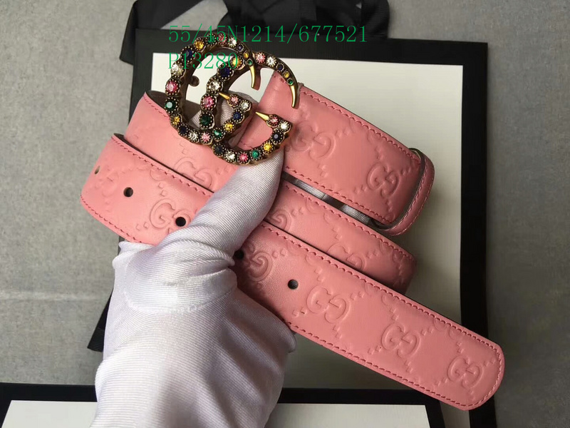 Belts-Gucci, Code： GGP010414,$: 55USD