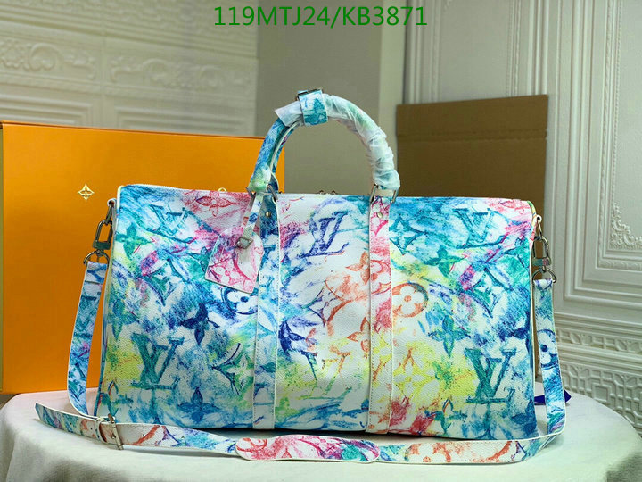 LV Bags-(4A)-Keepall BandouliRe 45-50-,Code: KB3871,$: 119USD