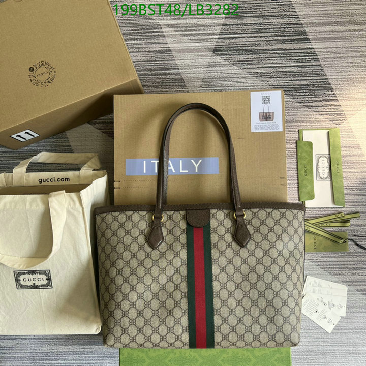 Gucci Bag-(Mirror)-Handbag-,Code: LB3282,$: 199USD