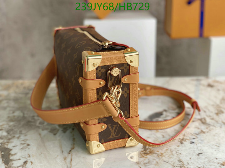 LV Bags-(Mirror)-Petite Malle-,Code: HB729,$: 239USD