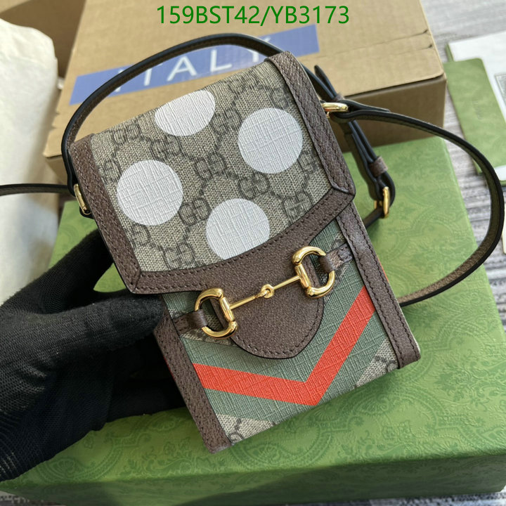 Gucci Bag-(Mirror)-Horsebit-,Code: YB3173,$: 159USD