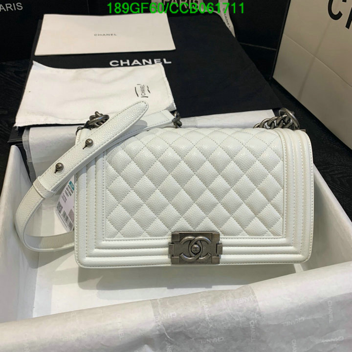 Chanel Bags -(Mirror)-Le Boy,Code: CCB061711,$: 189USD