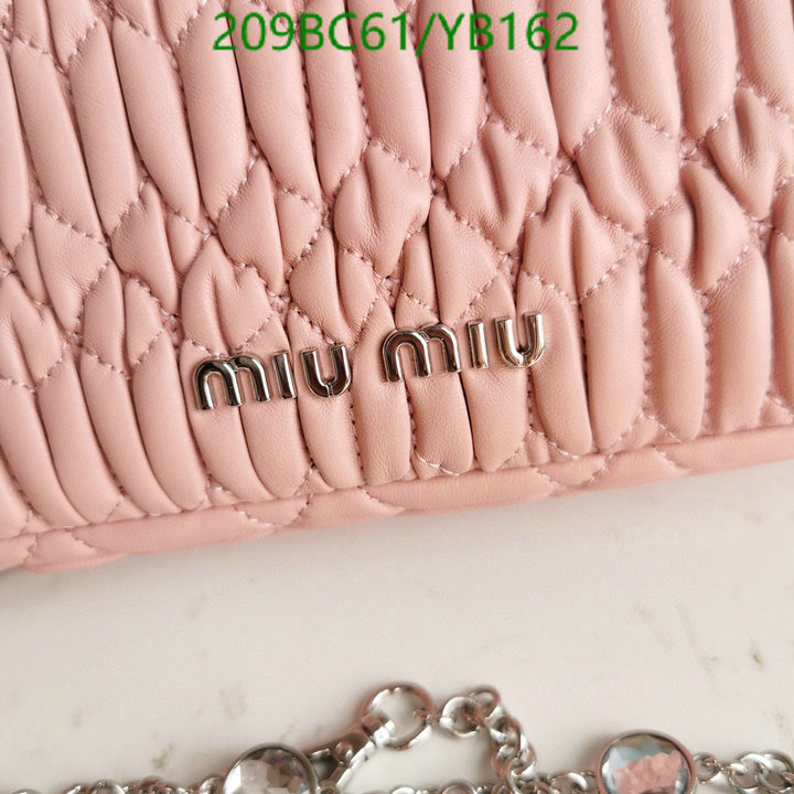 Miu Miu Bag-(Mirror)-Diagonal-,Code: YB162,$: 209USD