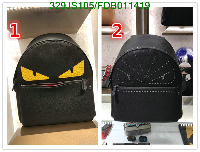 Fendi Bag-(Mirror)-Backpack-,Code: FDB011419,$: 329USD