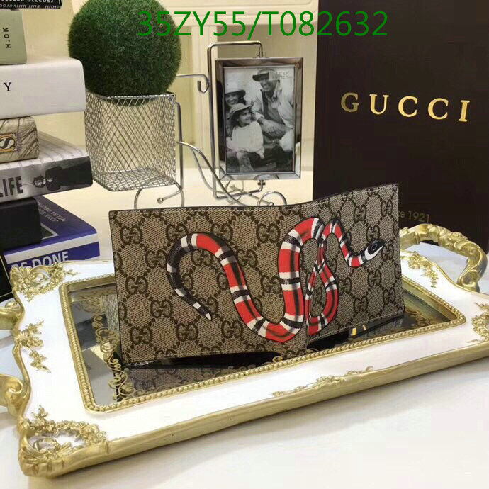 Gucci Bag-(4A)-Wallet-,Code: T082632,$:35USD