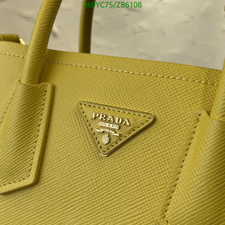 Prada Bag-(Mirror)-Handbag-,Code: ZB6108,$: 269USD