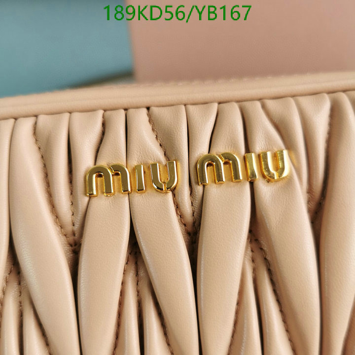 Miu Miu Bag-(Mirror)-Diagonal-,Code: YB167,$: 189USD