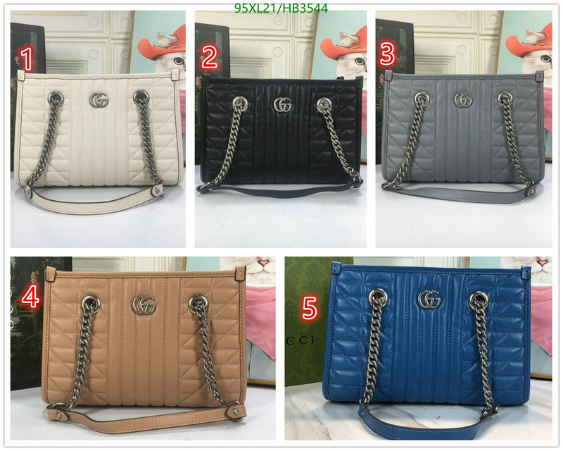 Gucci Bag-(4A)-Marmont,Code: HB3544,$: 95USD