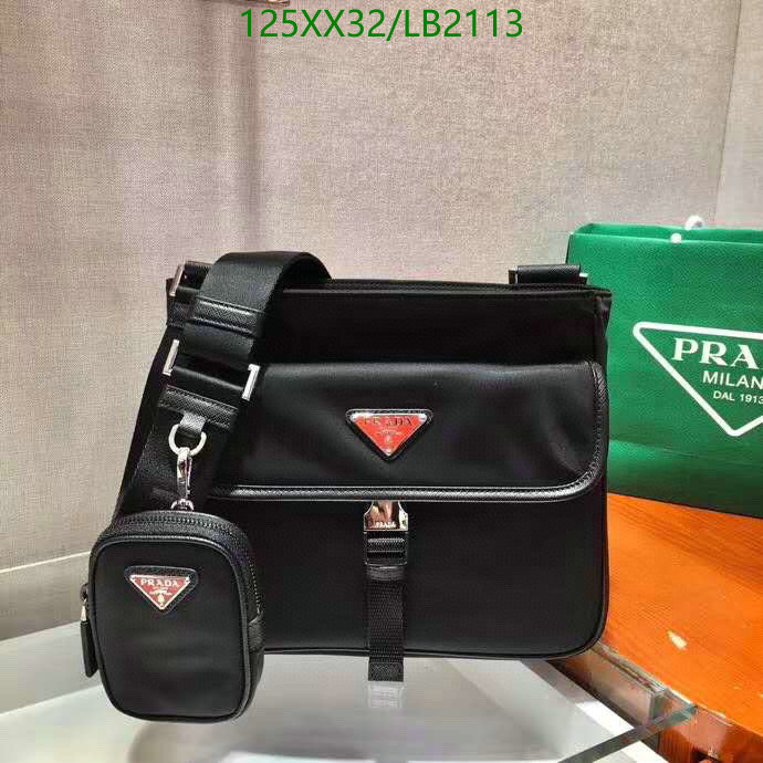 Prada Bag-(Mirror)-Diagonal-,Code: LB2113,$: 125USD