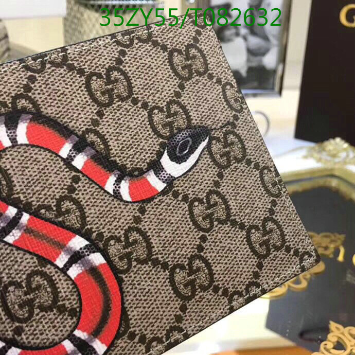 Gucci Bag-(4A)-Wallet-,Code: T082632,$:35USD