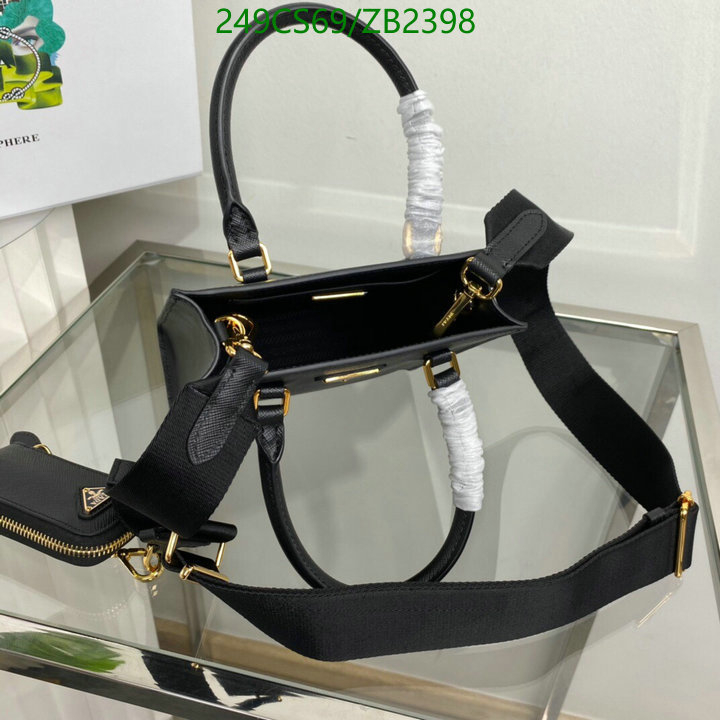 Prada Bag-(Mirror)-Diagonal-,Code: ZB2398,$: 249USD