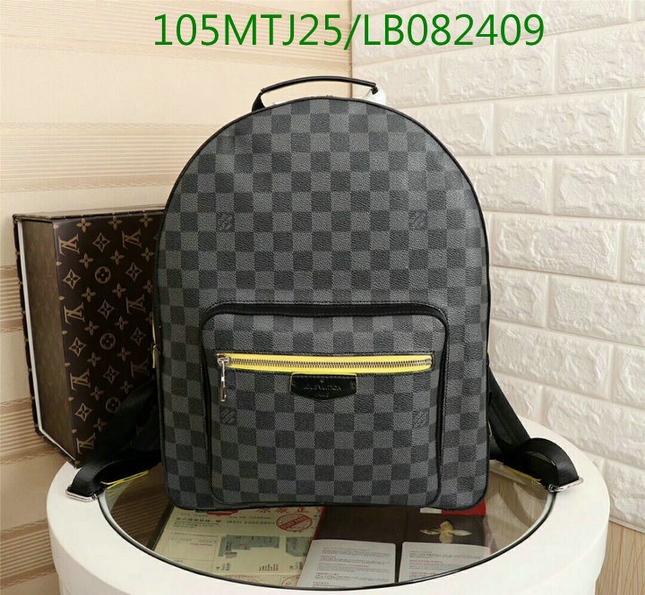 LV Bags-(4A)-Backpack-,Code: LB082409,$:105USD