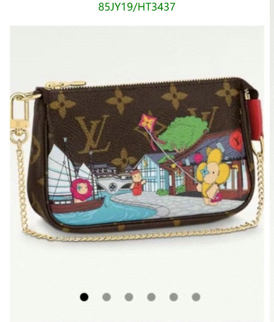 LV Bags-(Mirror)-Wallet-,Code: HT3437,$: 85USD