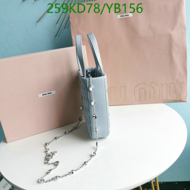 Miu Miu Bag-(Mirror)-Diagonal-,Code: YB156,$: 259USD