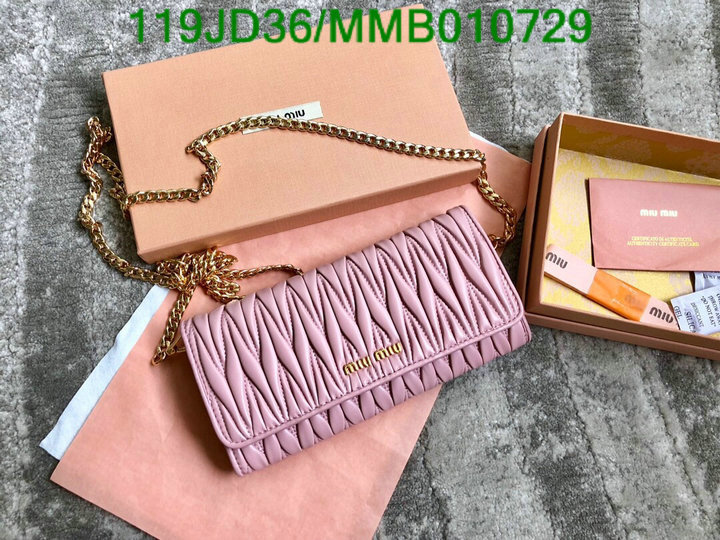 Miu Miu Bag-(Mirror)-Wallet-,Code: MMB010729,$: 119USD