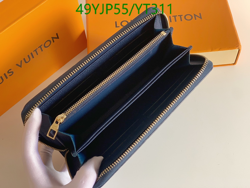 LV Bags-(4A)-Wallet-,Code: YT311,$: 49USD