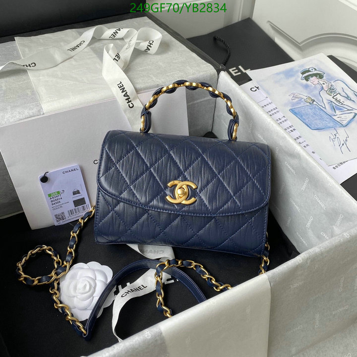 Chanel Bags -(Mirror)-Diagonal-,Code: YB2834,$: 249USD