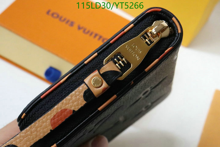 LV Bags-(Mirror)-Wallet-,Code: YT5266,$: 115USD