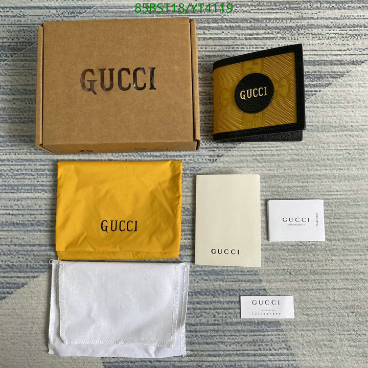 Gucci Bag-(Mirror)-Wallet-,Code: YT4119,$: 85USD