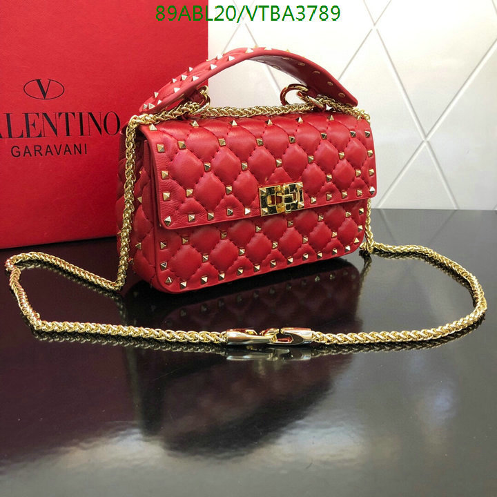 Valentino Bag-(4A)-Rockstud Spike-,Code: VTBA3789,$: 89USD