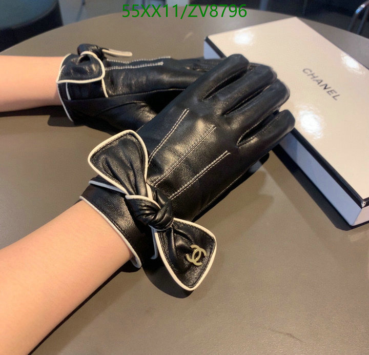 Gloves-Chanel, Code: ZV8796,$: 55USD