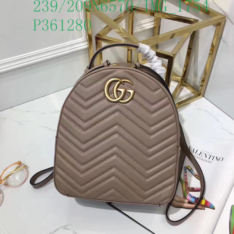 Gucci Bag-(Mirror)-Backpack-,Code: GGB112753,$: 239USD