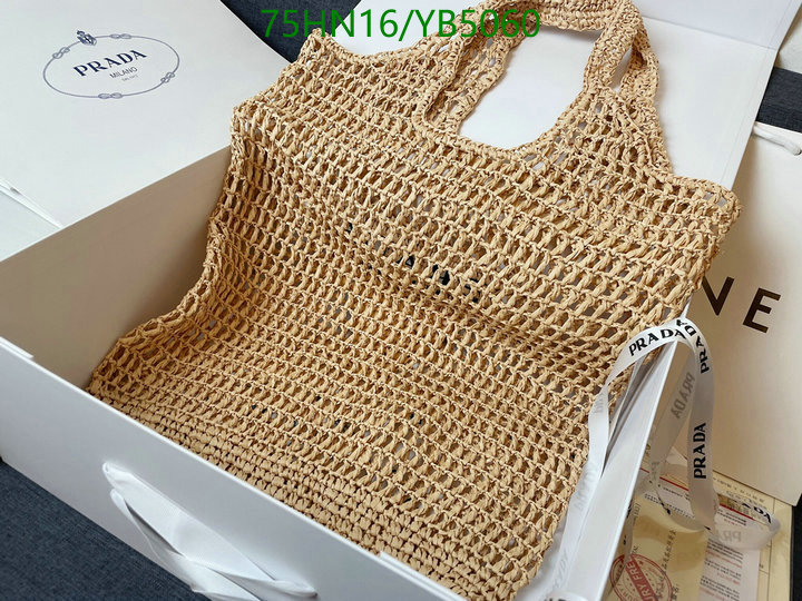 Prada Bag-(4A)-Handbag-,Code: YB5060,$: 75USD