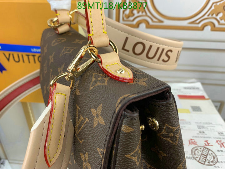 LV Bags-(4A)-Handbag Collection-,Code: KB3877,$: 89USD