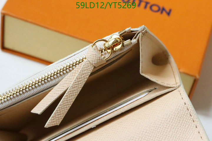 LV Bags-(Mirror)-Wallet-,Code: YT5269,$: 59USD