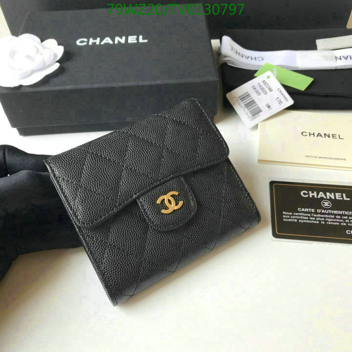 Chanel Bags ( 4A )-Wallet-,Code: TV0130797,$: 79USD