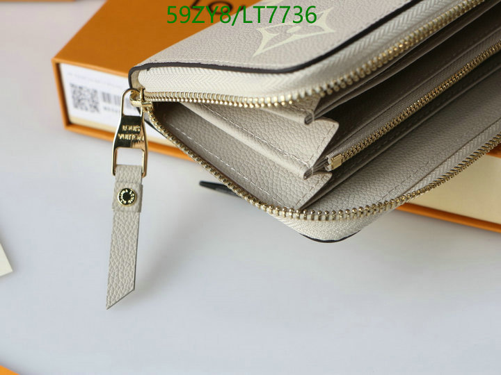 LV Bags-(4A)-Wallet-,Code: LT7736,$: 59USD