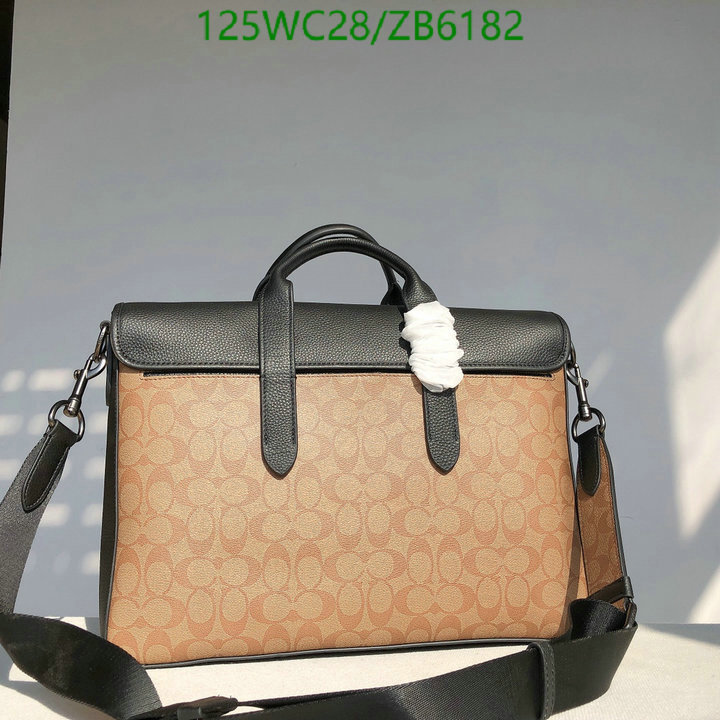 Coach Bag-(4A)-Handbag-,Code: ZB6182,$: 125USD