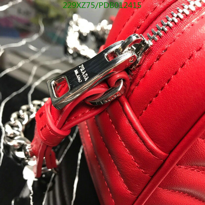 Prada Bag-(Mirror)-Diagonal-,Code: PDB012415,$:229USD