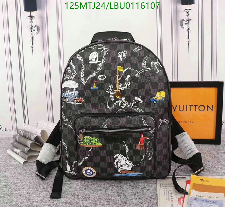 LV Bags-(4A)-Backpack-,Code: LBU0116107,$: 125USD