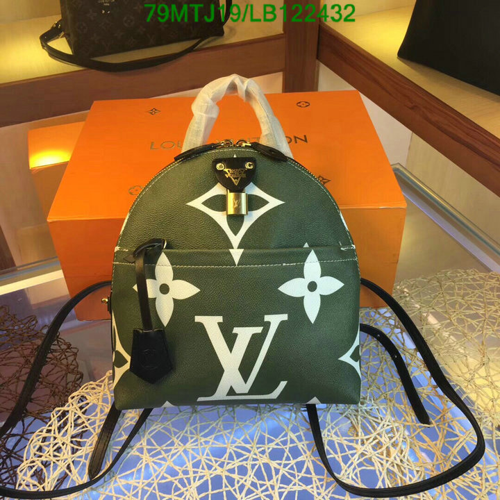 LV Bags-(4A)-Backpack-,Code: LB122432,$: 79USD