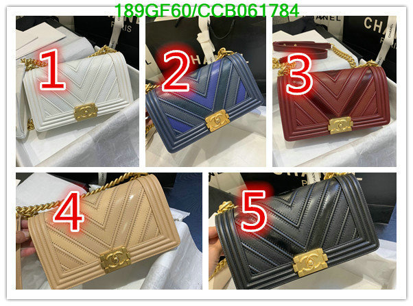 Chanel Bags -(Mirror)-Le Boy,Code: CCB061787,$: 189USD