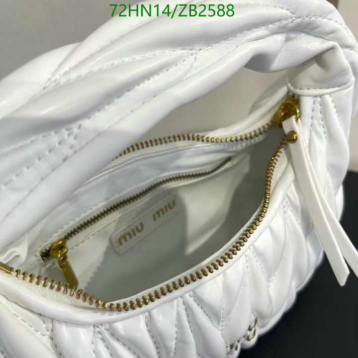 Miu Miu Bag-(4A)-Diagonal-,Code: ZB2588,$: 72USD