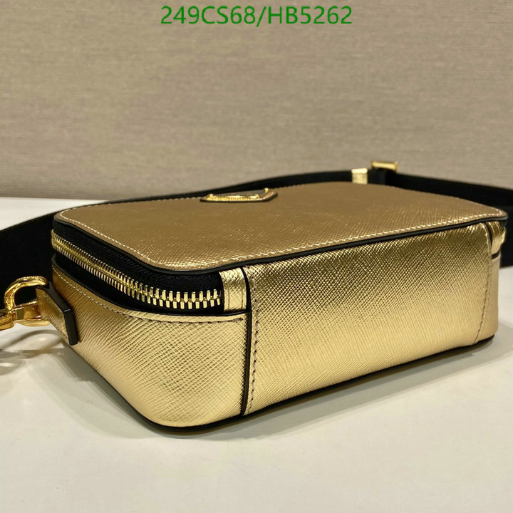 Prada Bag-(Mirror)-Diagonal-,Code: HB5262,$: 249USD