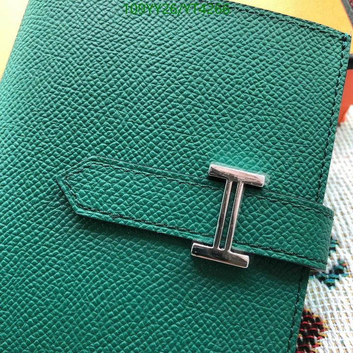 Hermes Bag-(Mirror)-Wallet-,Code: YT4266,$: 109USD