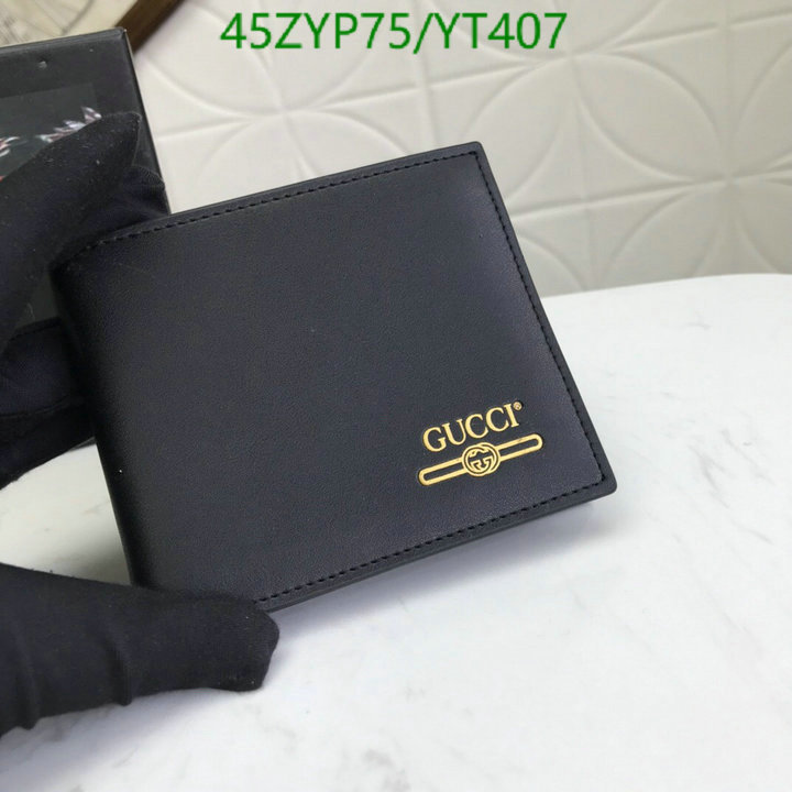 Gucci Bag-(4A)-Wallet-,Code: YT407,$: 45USD